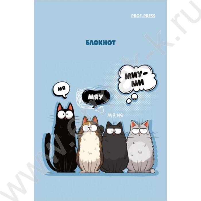 Блокнот  24л А6 "Мультяшные животные-1" ассорти | Фото 5