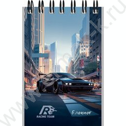 Блокнот  40л А7 спираль "Городские спорткары" ассорти NEW | Фото 4