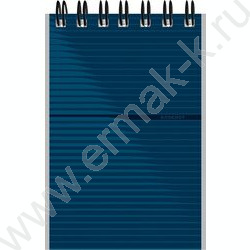 Блокнот  40л А7 спираль "Дизайн в полоску" ассорти NEW | Фото 4