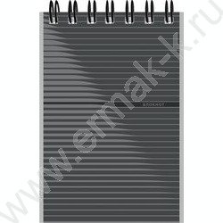 Блокнот  40л А7 спираль "Дизайн в полоску" ассорти NEW | Фото 5