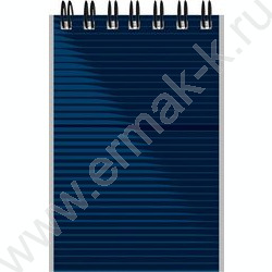 Блокнот  40л А7 спираль "Дизайн в полоску" ассорти NEW | Фото 7