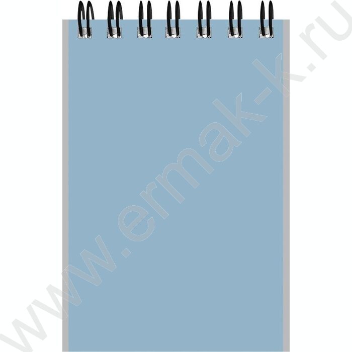 Блокнот  40л А7 спираль "Дизайн в синих тонах" ассорти | Фото 5