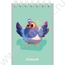 Блокнот  40л А7 спираль "Забавные животные-8" ассорти NEW | Фото 3