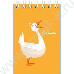 Блокнот  40л А7 спираль "Забавные животные-8" ассорти NEW | Фото 6