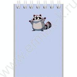 Блокнот  40л А7 спираль "Забавные животные-8" ассорти NEW | Фото 7