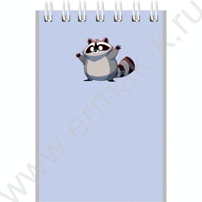 Блокнот  40л А7 спираль "Забавные животные-8" ассорти | Фото 7