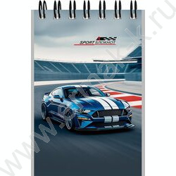 Блокнот  40л А7 спираль "Красивые автомобили-10" ассорти NEW | Фото 3