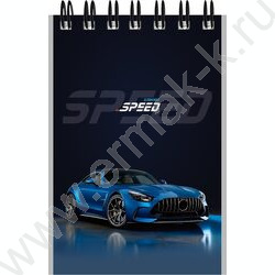 Блокнот  40л А7 спираль "Красивые автомобили-8" ассорти NEW | Фото 3