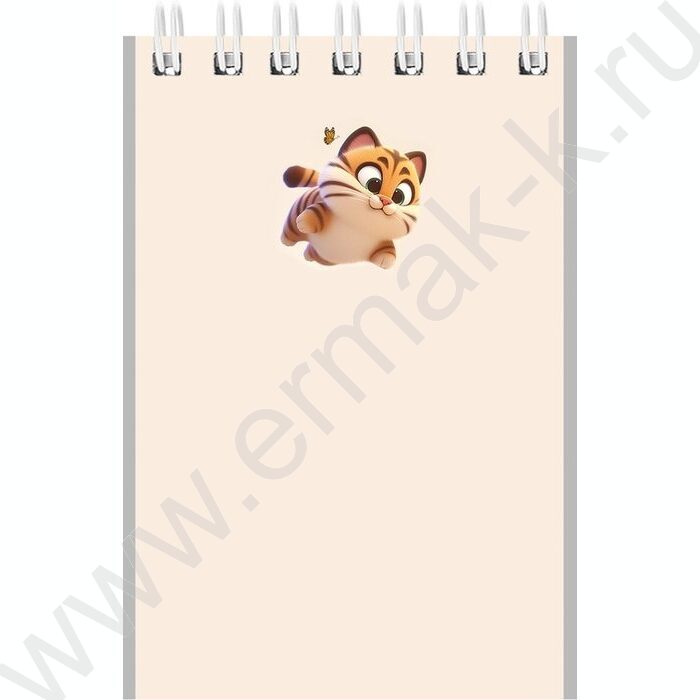 Блокнот  40л А7 спираль "Милые животные-8" ассорти | Фото 7