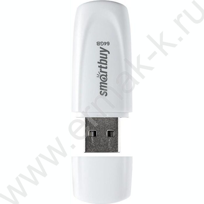Съемный носитель информации 64GB USB Flash Drive <USB 2.0> белый "Scout" | Фото 2