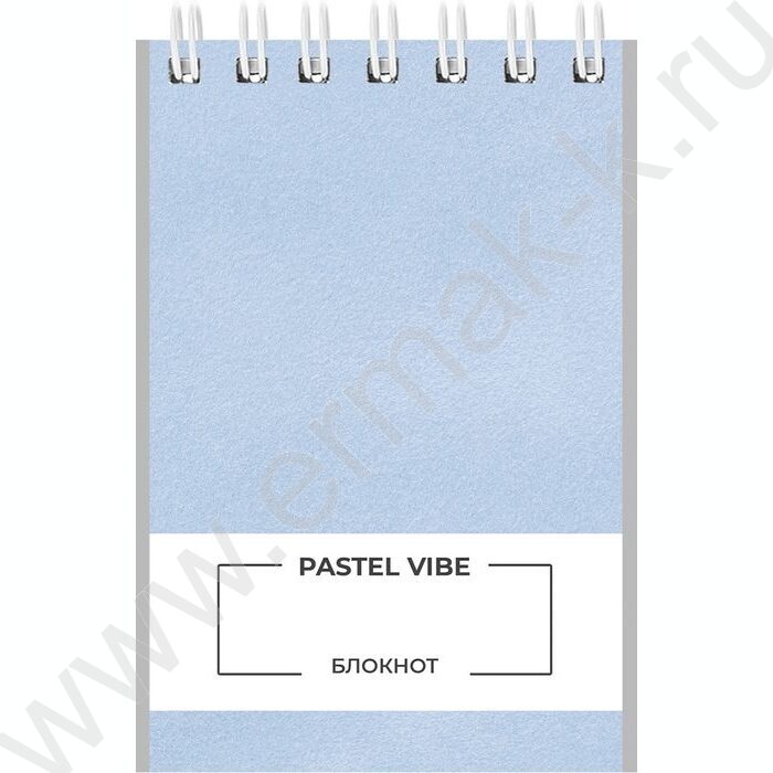 Блокнот  40л А7 спираль "Пастельный дизайн" ассорти | Фото 4