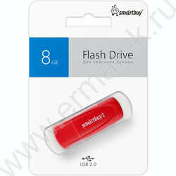 Съемный носитель информации  8GB USB Flash Drive <USB 2.0> красный "Scout" NEW | Фото 4