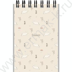 Блокнот  40л А7 спираль "Уютный дизайн" ассорти NEW | Фото 3