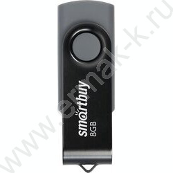 Съемный носитель информации  8GB USB Flash Drive <USB 2.0> черный "Twist" NEW | Фото 1