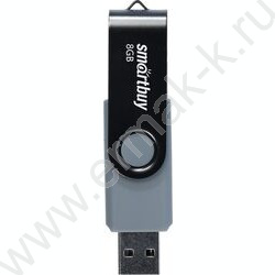 Съемный носитель информации  8GB USB Flash Drive <USB 2.0> черный "Twist" NEW | Фото 2