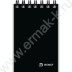 Блокнот  40л А7 спираль "Чёрно-серый дизайн" ассорти NEW | Фото 3