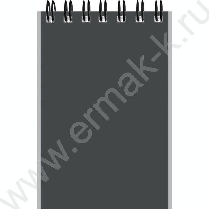 Блокнот  40л А7 спираль "Чёрно-серый дизайн" ассорти | Фото 4