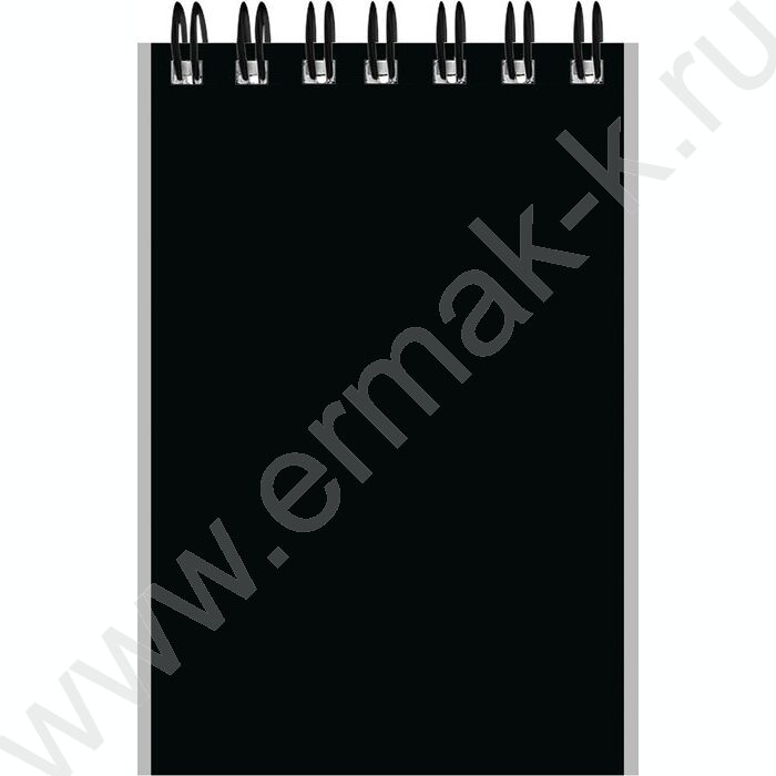 Блокнот  40л А7 спираль "Чёрно-серый дизайн" ассорти | Фото 5