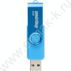 Съемный носитель информации  8GB USB Flash Drive <USB 2.0> синий "Twist" NEW | Фото 2