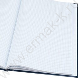 Зап. книжка 120л А4 тв.обл. "Тёмно-синий цвет-1" /глянц.лам/ NEW | Фото 3