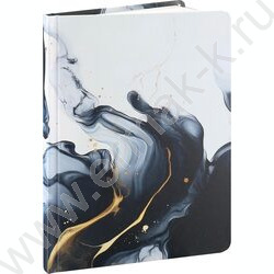 Зап. книжка  96л А5 тв.обл. "Мрамор-1" /мат.лам.,резинка/ NEW | Фото 1