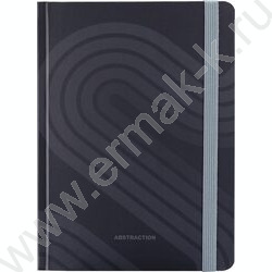 Зап. книжка  96л А5 тв.обл. "Тёмные линии-3" /мат.лам.,резинка/ NEW | Фото 2