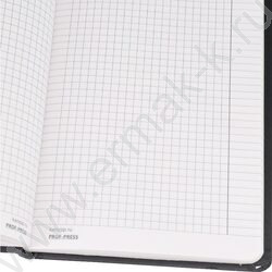 Зап. книжка  96л А5 тв.обл. "Чёрная обложка" /мат.лам.,резинка/ NEW | Фото 3