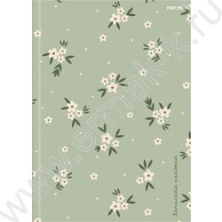 Зап. книжка  48л А6 тв.обл. "Цветочный паттерн-12" /глянц.лам.,лен/ NEW | Фото 2