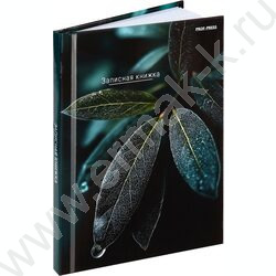 Зап. книжка  64л А6 тв.обл. "Листья-1" /глянц.лам/ NEW | Фото 1