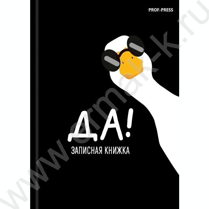 Зап. книжка  64л А7 тв.обл  "Минимализм и гусь-1" /глянец/ | Фото 2