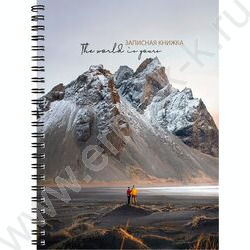 Зап. книжка  80л А5 тв.обл. спираль "Природа-6" /глянец/ NEW | Фото 1