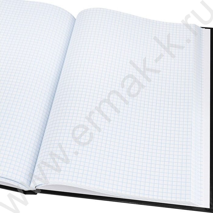 Книга Учёта  80л клетка тв.обл. офсет "Чёрный цвет-10" глянц.лам. | Фото 3