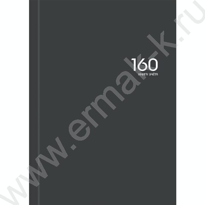 Книга Учёта 160л клетка тв.обл.офсет "Графит-3" /глянец/ | Фото 2