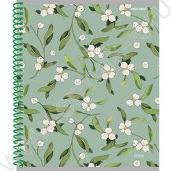 Тетрадь  48л клетка/спираль "Цветочный паттерн-14" ассорти NEW | Фото 3