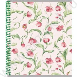 Тетрадь  48л клетка/спираль "Цветочный паттерн-14" ассорти NEW | Фото 4