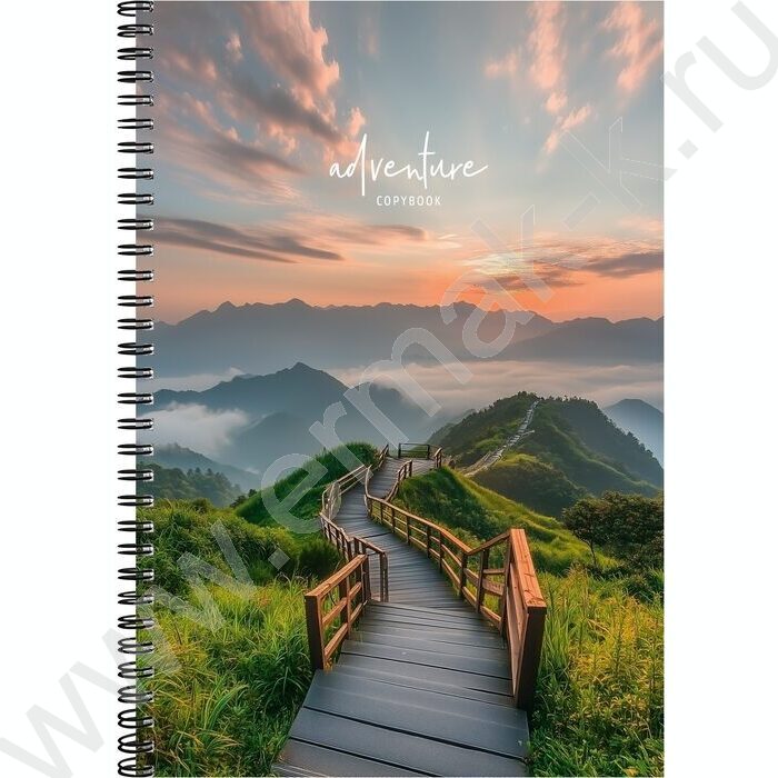 Тетрадь  60л А4 клетка/спираль "Красивая природа-3" | Фото 1