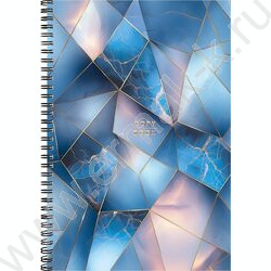 Тетрадь  60л А4 клетка/спираль "Красивый мрамор" NEW | Фото 1