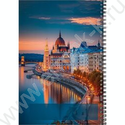 Тетрадь  80л А4 клетка/спираль "Город на воде-4" NEW | Фото 3