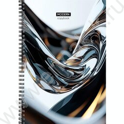 Тетрадь  96л А4 клетка/спираль "Жидкий металл" NEW | Фото 1