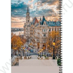 Тетрадь  96л А4 клетка/спираль "Красивый город-5" NEW | Фото 3