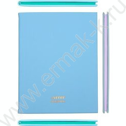 Дневник 1-11кл. /тв.обл. /иск.кожа, с двухцветным срезом /ляссе /голубой "Color Mix" NEW | Фото 2