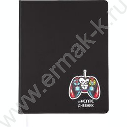 Дневник 1-11кл. /тв.обл. /иск.кожа /шелкография /ляссе "Game Monster" NEW | Фото 1