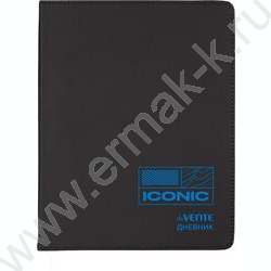 Дневник 1-11кл. /лайт /иск.кожа /шелкография /ляссе "ICONIC" NEW | Фото 1