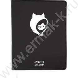 Дневник 1-11кл. /лайт /иск.кожа /шелкография /ляссе "Kitty in the hood" NEW | Фото 1