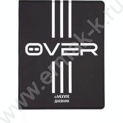 Дневник 1-11кл. /лайт /иск.кожа /шелкография /ляссе "OVER" NEW | Фото 1