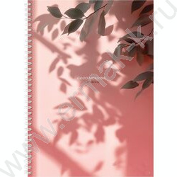 Тетрадь  96л А4 клетка/спираль "Нежный хлопок" /софт-тач/ NEW | Фото 1