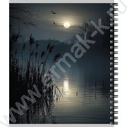 Тетрадь  48л клетка/спираль "Завораживающие пейзажи-2" ассорти NEW | Фото 6