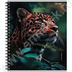 Тетрадь  48л клетка/спираль "Красивые кошачьи" ассорти NEW | Фото 3