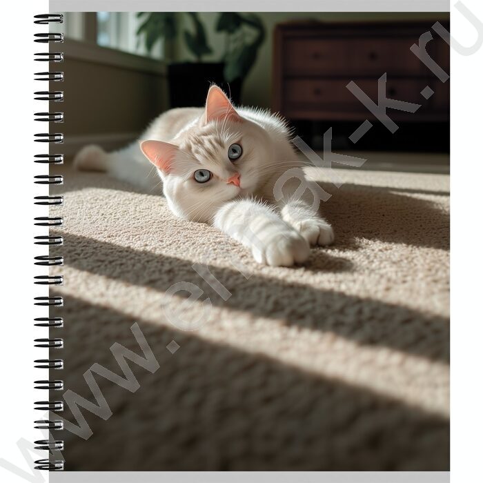 Тетрадь  48л клетка/спираль "Милые коты-2" ассорти | Фото 6
