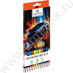 Карандаши  12цв No Limits /шестигранные/ М, d грифеля-2,65мм к/кор NEW | Фото 1